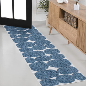 Rayna Modern Geometric Organic Shapes Indoor/Outdoor Area Rug